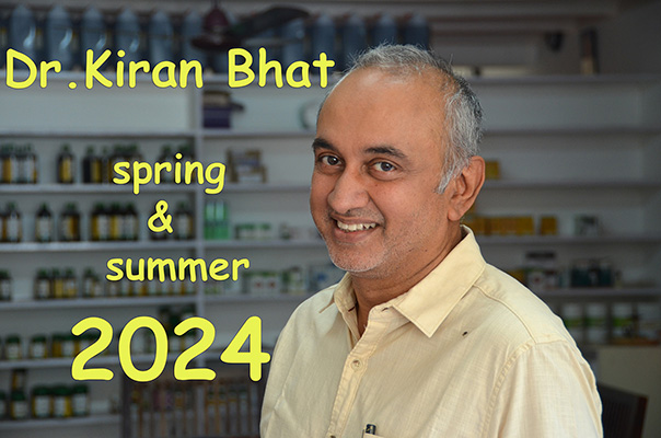 Dr. Kiran Bhat in Europe: spring & summer 2024
