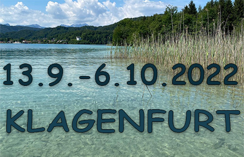 13. September – 6. Oktober, 2022 Klagenfurt