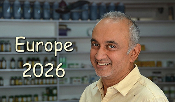 Dr. Kiran Bhat in Europe: spring & summer 2026